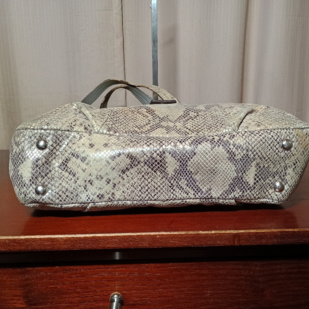 Coach Soho Exotic Python Snake Embossed Carryall … - image 10